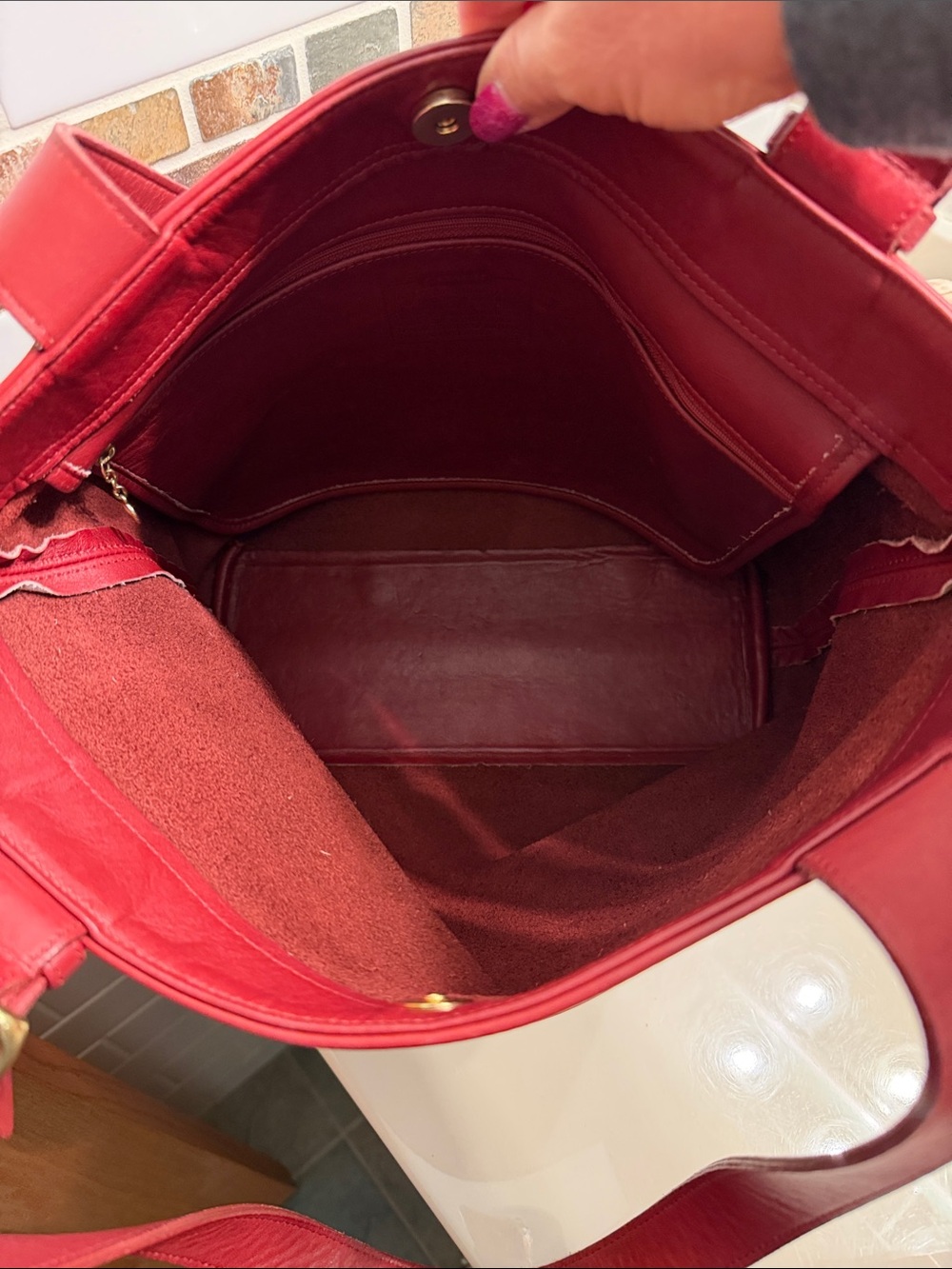 Coach  Leather Vintage Shoulder Bag - Picture 5 of 9